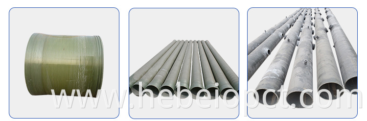 High pressure fiberglass glass fiber reinforced frp plastics mortar pipes